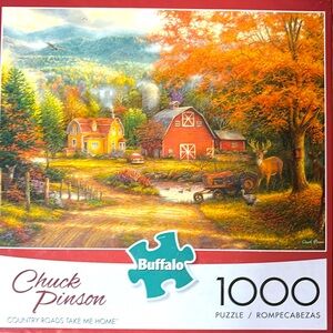 Buffalo Games 1000 piece puzzle. “Country Roads Take Me Home”.